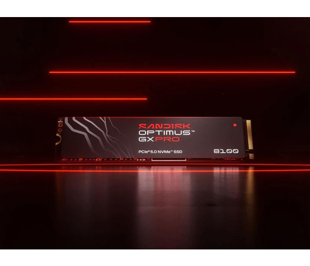 Sandisk 2TB M.2 PCie Gen5 NVMe Optimus GX PRO 8100 - 1488704 - zdjęcie 3
